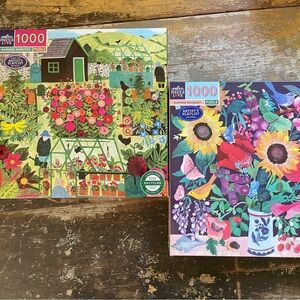 Colorful Garden and Flower Puzzle Set